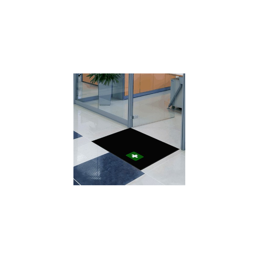 Sécuriser les accès et chemins Tapis signalétique - 754.8 - Superscrapesafetysign