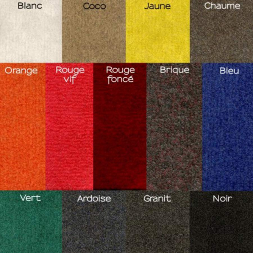 Individuell gestaltete Teppiche Tapis logo fibres synthétiques - 0 - PATIO+V