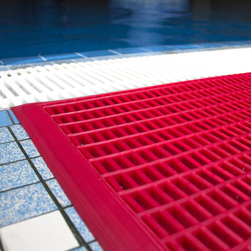 Caillebotis hygiéniques Tapis standard pour piscines - 169.725 - Leisure Mat