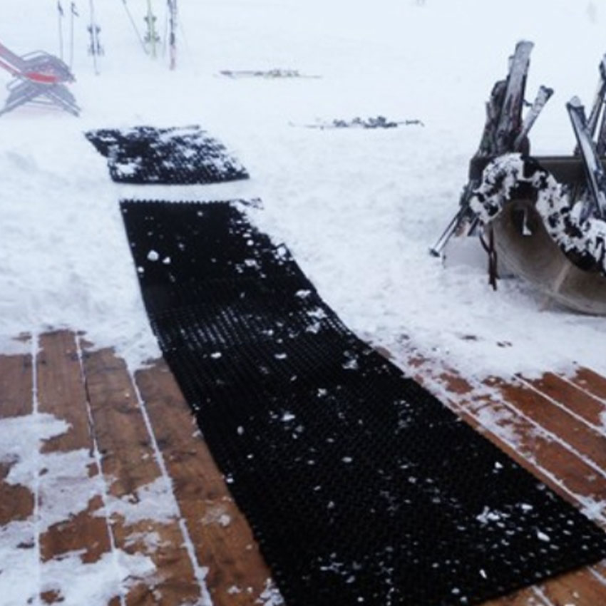 Caoutchouc zone neigeuse en rouleau - Caillebotis caoutchouc