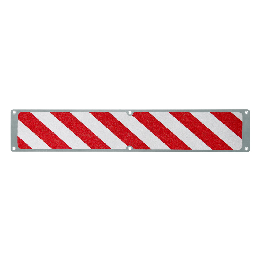 Plaque aluminium avec surface antidérapante - Bandes de marquage