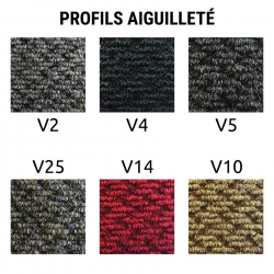 Tapis aluminium Système d'entrée tapis aluminium classé feu - 0 - plate-17-aran