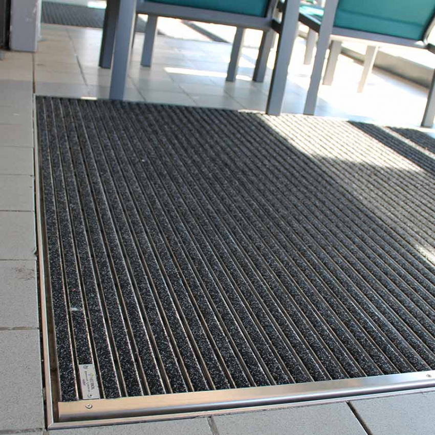 Tapis aluminium Tapis aluminium velours passage intensif - 0 - plate-17-velluto