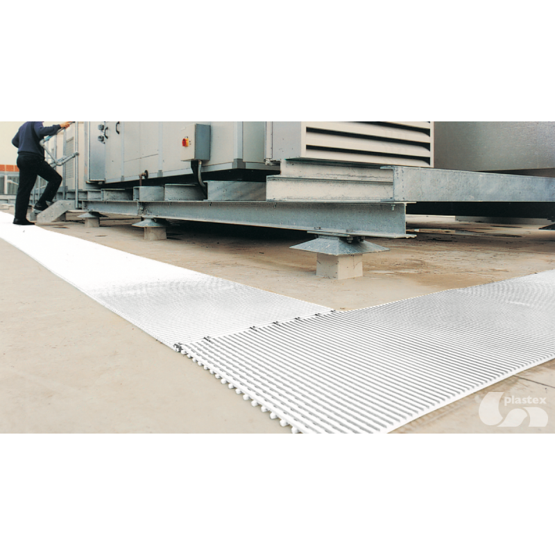 Tapis antifatigues et de sécurité industriel Tapis antidérapant protection toit plat - 1378.8 - CROSSGRIP TPO