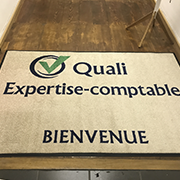 Tapis accueil personnalisé | Comptable Strasbourg